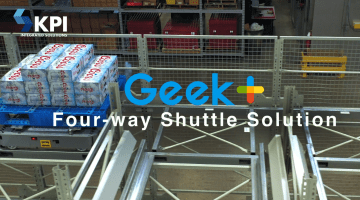 KPI Geek+ Four-Way Shuttle Solution Demo