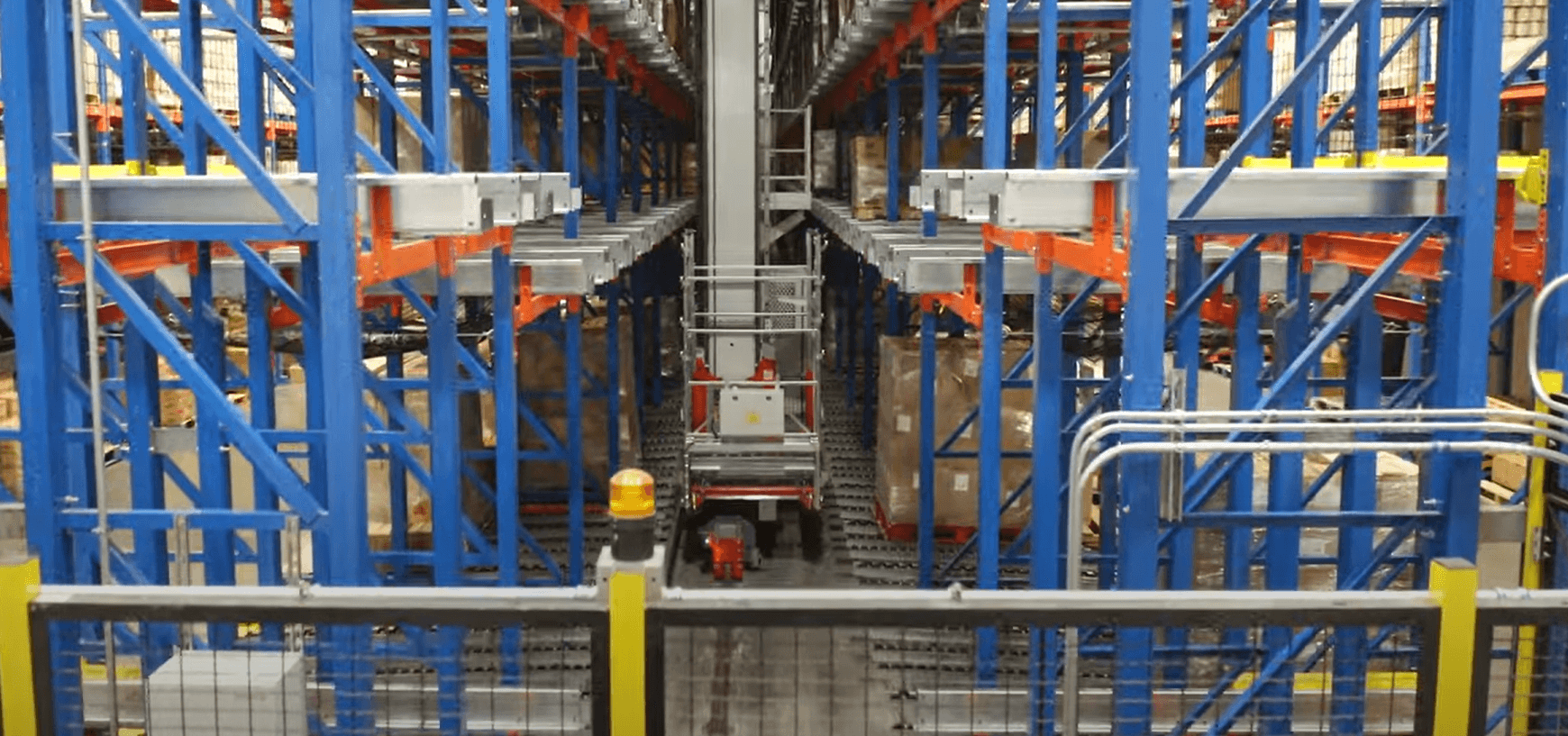 WinCo Foods AS/RS Cold Storage Video