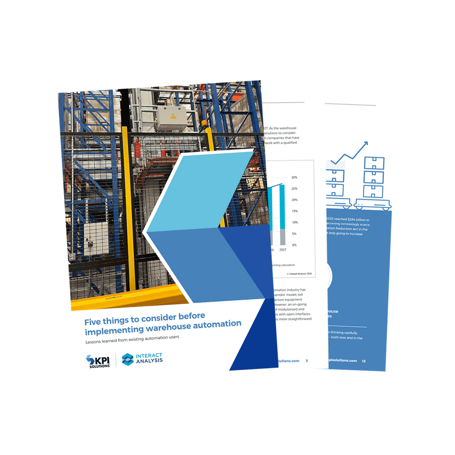 KPI Solutions White Paper: Before Implementing Warehouse Automation