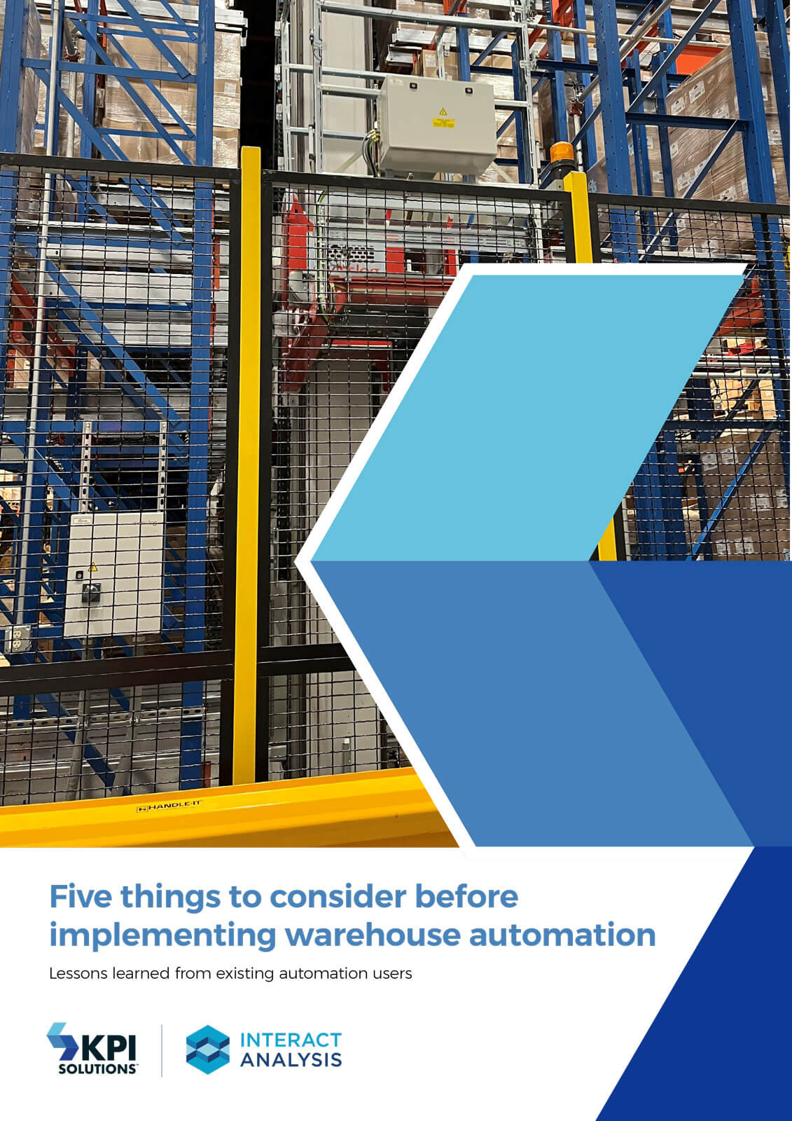 White Paper: Five things to consider before implementing warehouse automation