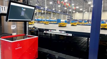 LT Apparel Group ASRS Pick-to-Light Station with Robots