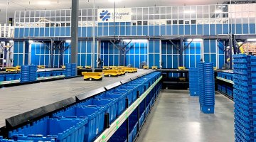 LT Apparel Group ASRS Pick to Light Totes