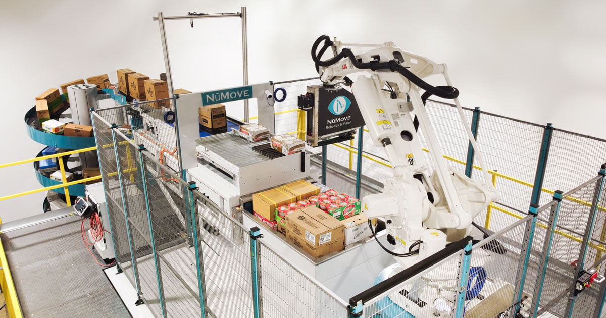 NuMove Palletizing Depalletizing Reduce Labor