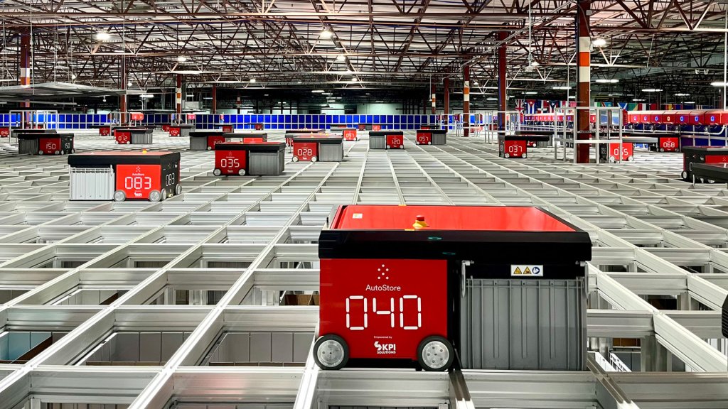 KPI Solutions AutoStore Robots on Grid