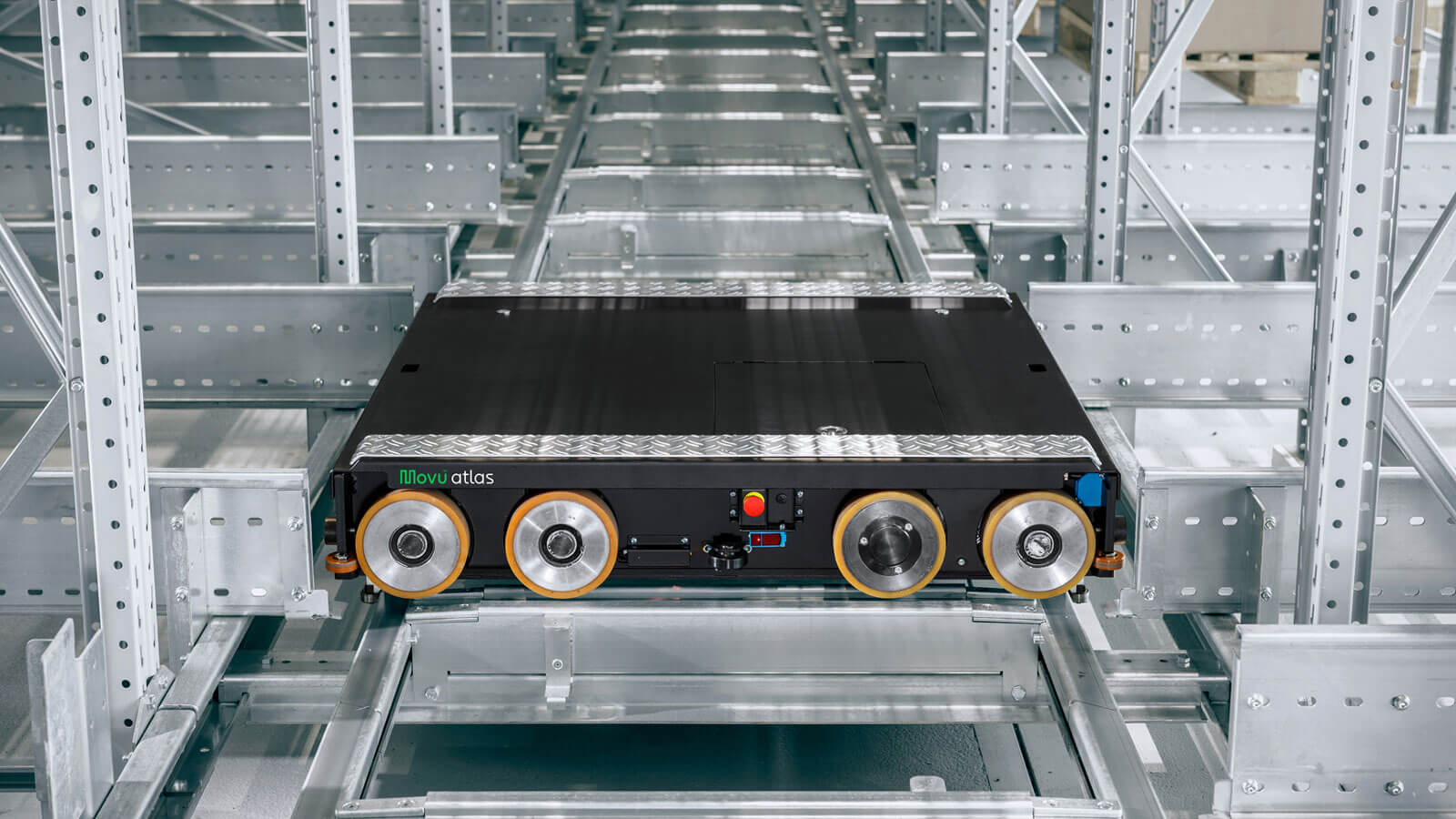 Movu Atlas Shuttle in Rack