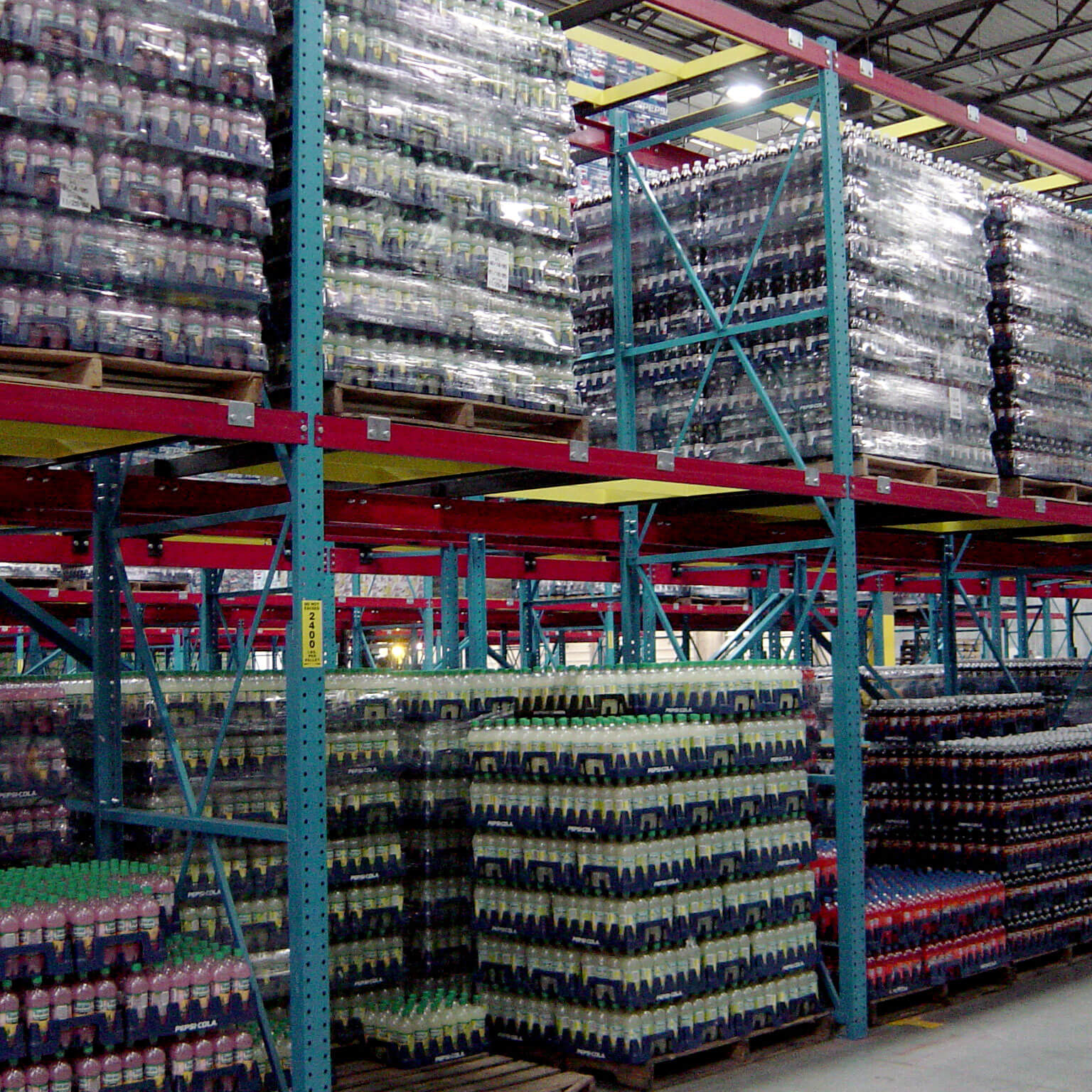 Twinlode Automation Push Back Racking